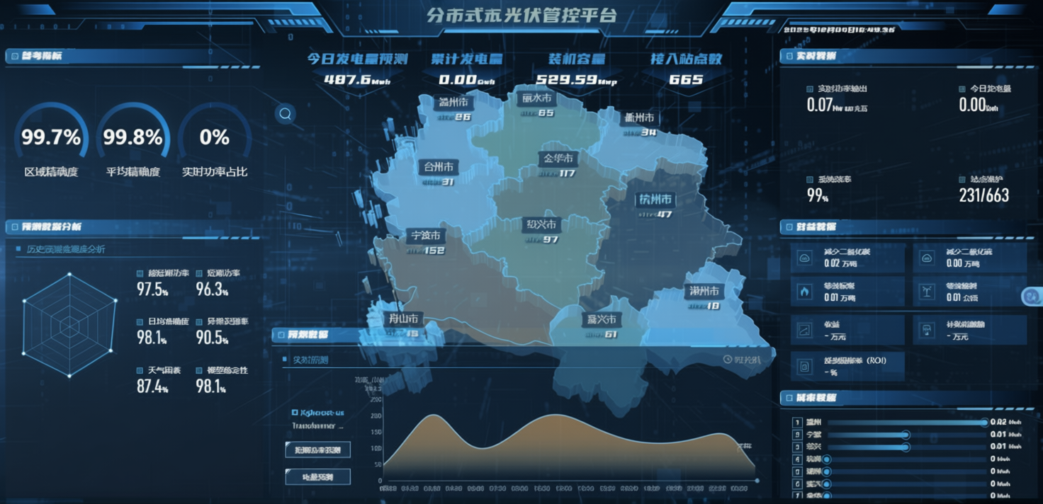 基于点群域全覆盖的分布式清洁能源功率预测应用研发